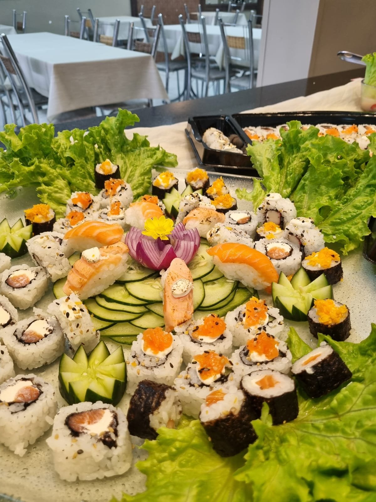 Detalhe de sushi